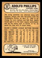 1968 Topps #202 Adolfo Phillips Excellent+  ID: 425189