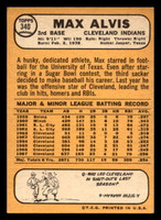 1968 Topps #340 Max Alvis Excellent+  ID: 425504