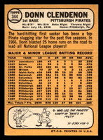 1968 Topps #344 Donn Clendenon Excellent+  ID: 425513