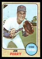 1968 Topps #393 Jim Perry Ex-Mint  ID: 425626