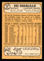 1968 Topps #397 Vic Davalillo Excellent+  ID: 425634