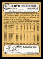 1968 Topps #404 Floyd Robinson VG-EX 