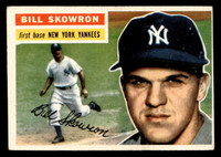 1956 Topps #61B Bill Skowron White Backs Excellent+ 