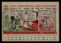 1956 Topps #163A Gene Woodling Grey Backs Ex-Mint  ID: 425930