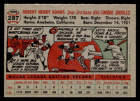 1956 Topps #287 Bobby Adams Ex-Mint  ID: 426055