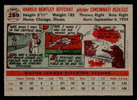 1956 Topps #289 Hal Jeffcoat Ex-Mint  ID: 426061