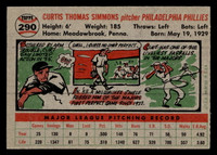 1956 Topps #290 Curt Simmons Excellent+  ID: 426064