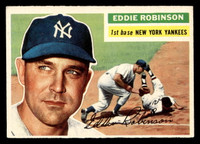 1956 Topps #302 Eddie Robinson Ex-Mint  ID: 426088