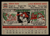 1956 Topps #312 Andy Pafko Excellent+  ID: 426100