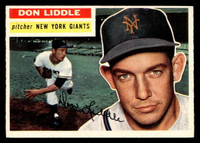 1956 Topps #325 Don Liddle Ex-Mint  ID: 426119