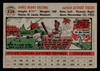 1956 Topps #338 Jim Delsing Excellent+  ID: 426138