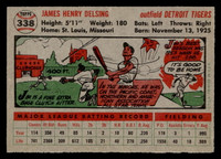 1956 Topps #338 Jim Delsing Ex-Mint  ID: 426139