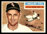 1956 Topps #118A Nellie Fox Grey Backs Near Mint+ 