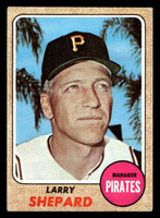 1968 Topps #584 Larry Shepard MG VG-EX RC Rookie 