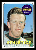 1969 Topps #23 Lew Krausse Near Mint  ID: 426499