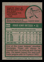 1975 Topps Mini #541 Roger Metzger Near Mint+  ID: 426641