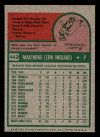 1975 Topps Mini #442 Maximino Leon Near Mint+ RC Rookie  ID: 426688