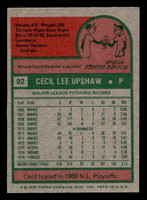 1975 Topps Mini #92 Cecil Upshaw Near Mint+  ID: 426785