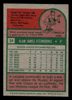1975 Topps Mini #24 Al Fitzmorris Ex-Mint 