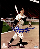 Red Schoendienst 8 x 10 Photo Signed Auto JSA Sticker Only NY Giants HOF 89