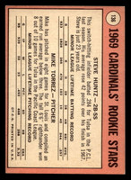 1969 Topps #136 Steve Huntz/Mike Torrez Cardinals Rookies Excellent+ RC Rookie  ID: 427181