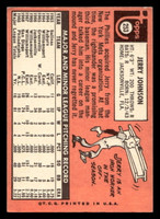 1969 Topps #253 Jerry Johnson Excellent RC Rookie 