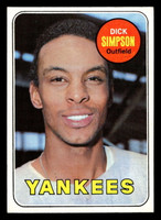 1969 Topps #608 Dick Simpson Ex-Mint  ID: 428422