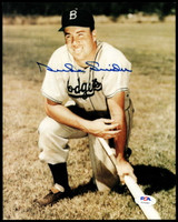 Duke Snider 8 x 10 Photo Signed Auto PSA/DNA Authenticated Dodgers ID: 428645
