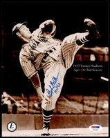 Bob Feller 8 x 10 Photo Signed Auto PSA/DNA Authenticated Indians HOF 62 ID: 428693