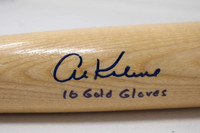 Al Kaline Bat Signed Auto PSA/DNA Sticker ONLY Tigers Rawlings 10 Gold Gloves