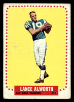 1964 Topps #155 Lance Alworth Good 