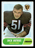 1968 Topps #127 Dick Butkus Very Good 
