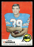 1969 Topps #120 Larry Csonka Very Good RC Rookie  ID: 428935