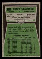 1975 Topps #145 Roger Staubach Excellent Miscut 