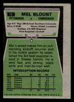 1975 Topps #12 Mel Blount Ex-Mint RC Rookie Miscut 