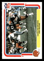 1980 Fleer Team Action #11 Cleveland Browns Near Mint Football  ID: 429236