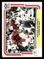 1980 Fleer Team Action #31 New England Patriots Very Good Football 