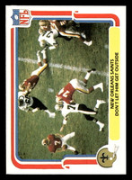 1980 Fleer Team Action #34 New Orleans Saints Near Mint Football 