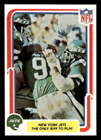 1980 Fleer Team Action #38 New York Jets Very Good Football 