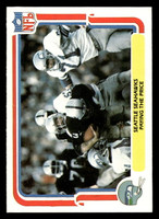 1980 Fleer Team Action #52 Seattle Seahawks Very Good Football 