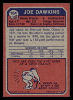1973 Topps #164 Joe Dawkins Near Mint+  ID: 429486