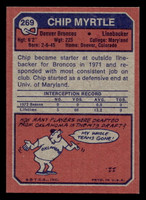 1973 Topps #269 Chip Myrtle Near Mint+ 