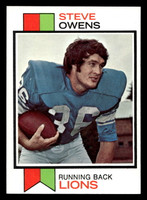1973 Topps #495 Steve Owens Near Mint+ 