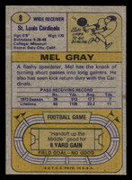 1974 Topps #8 Mel Gray Excellent+ 