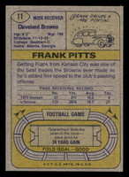 1974 Topps #11 Frank Pitts Near Mint  ID: 429823