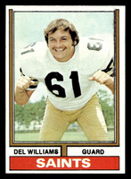 1974 Topps #42 Del Williams Near Mint  ID: 429849