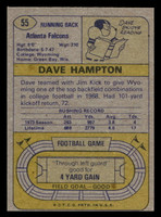 1974 Topps #55 Dave Hampton Near Mint  ID: 429862