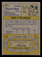 1974 Topps #57 Milt Sunde Near Mint+ 