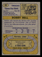 1974 Topps #59 Bobby Bell Near Mint+ 