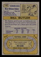 1974 Topps #118 Bill Butler Very Good 